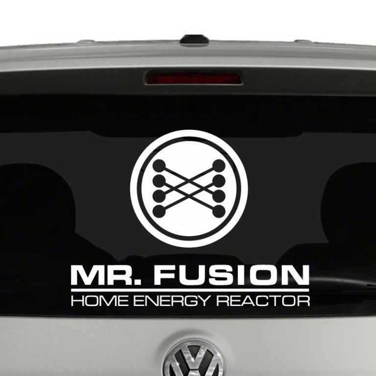 Mr Fusion Home Energy Reactor Back To The Future Inspired Vinyl Decal Sticker