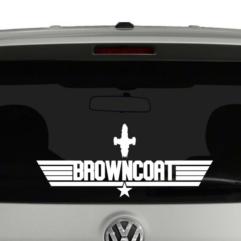 Browncoat Firefly Serenity Top Gun Mash Up Vinyl Decal Sticker