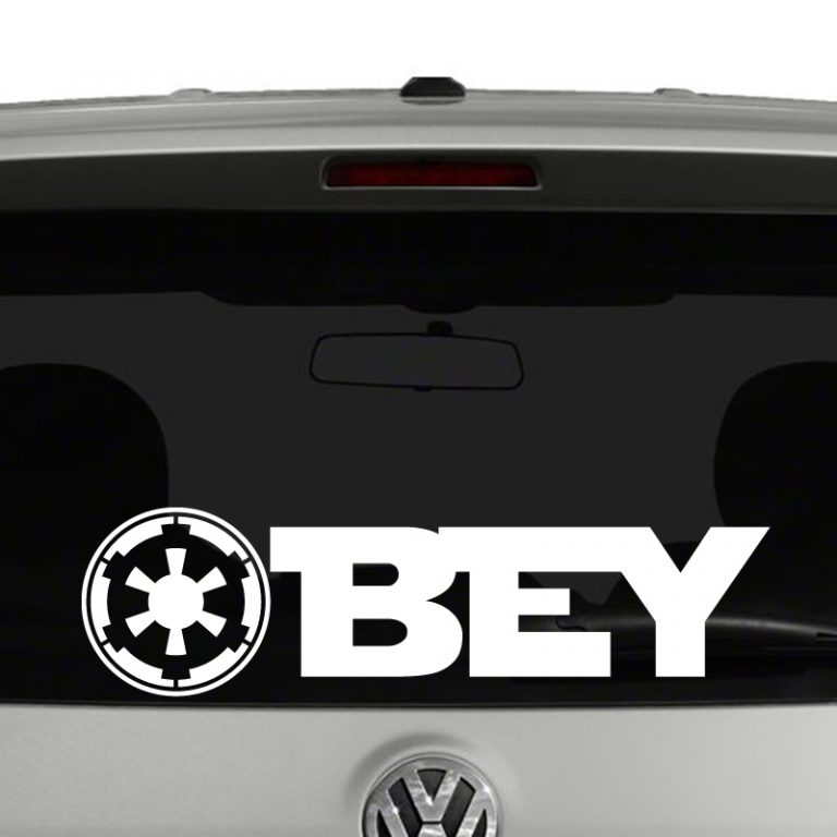 Empire Obey Star Wars Inspired Vinyl Decal Sticker