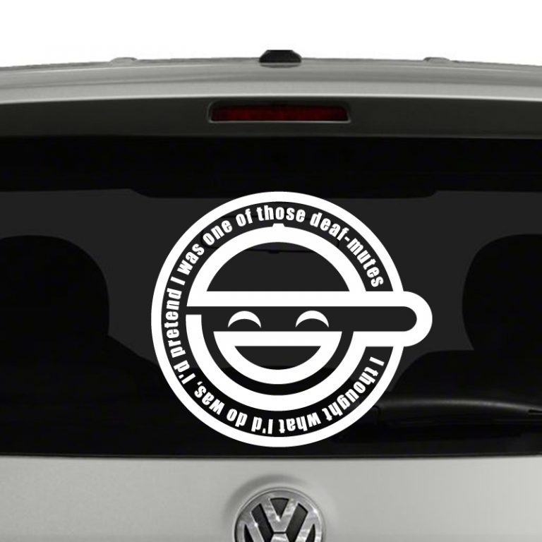 Ghost in the Shell Laughing Man Vinyl Decal Sticker