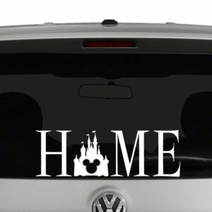 Disney Castle With Mickey Mouse Home Vinyl Decal Sticker