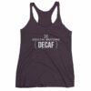 Death Before Decaf Coffee Funny Women's tank top - Image 8