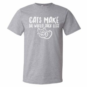 Cats Make The World Suck Less Cat Lovers T-Shirt