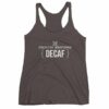 Death Before Decaf Coffee Funny Women's tank top - Image 2