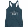 Death Before Decaf Coffee Funny Women's tank top - Image 3