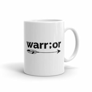 Semicolon Warrior Suicide Prevention Awareness Ceramic Mug