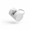 Death Before Decaf Coffee Funny Ceramic Mug - Image 3