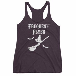 Frequent Flyer Witches Broom Women's Tank Top