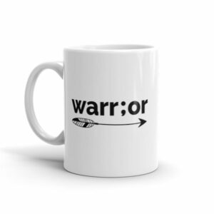 Semicolon Warrior Suicide Prevention Awareness Ceramic Mug