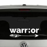 Semicolon Warrior Vinyl Decal Sticker