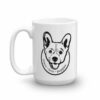 Peace Love Puppies Corgi Dog Lovers Ceramic Mug