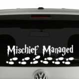 Mischief Managed Harry Potter Inspired Vinyl Decal Sticker