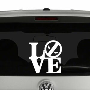 Love Deadpool Vinyl Decal Sticker