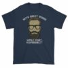 With Great Beard Comes Great Responsibility Funny T-Shirt - Image 3