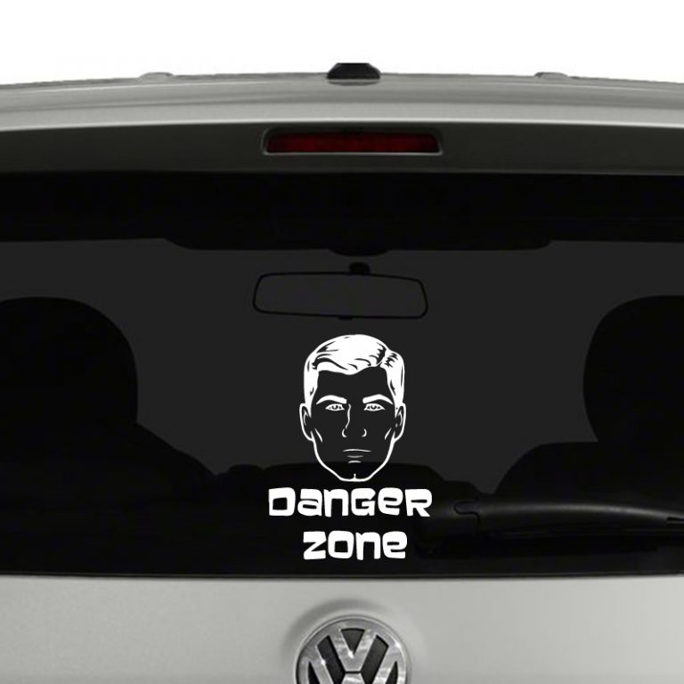 Archer Inspired Danger Zone Vinyl Decal Sticker