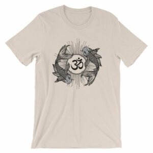 Koi Fish Yin Yang Aum Om Symbol T-Shirt