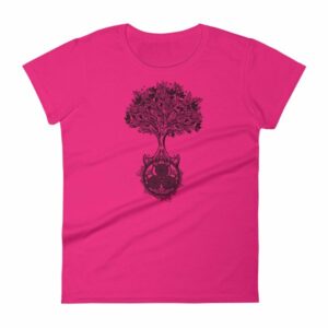 Tree of Life Triskele Triple Spiral Celtic Design Women's T-Shirt - Image 7
