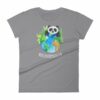World Environment Day Globe and Panda Awareness Women's T-Shirt - Image 5