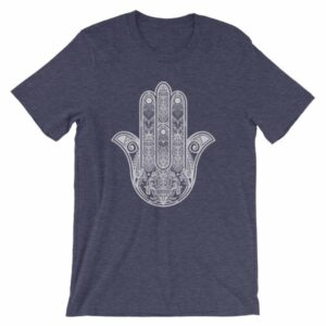 Hamsa Hand Yoga Protection Hand of God T-Shirt - Image 5