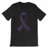 Fibromyalgia Word Cloud Awareness Ribbon T-Shirt - Image 2