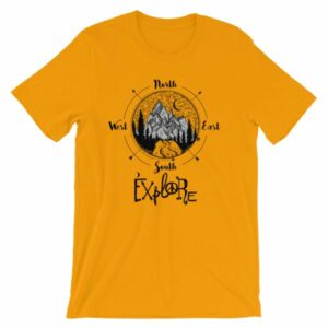 Explore Compass Wanderlust Hiking Outdoors T-Shirt - Image 10
