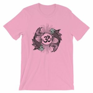 Koi Fish Yin Yang Aum Om Symbol T-Shirt