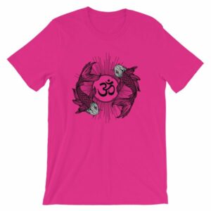 Koi Fish Yin Yang Aum Om Symbol T-Shirt