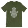 Hamsa Hand Yoga Protection Hand of God T-Shirt - Image 6