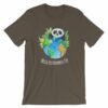 World Environment Day Globe and Panda Awareness T-Shirt - Image 11