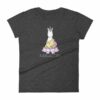 Buddhacorn Meditating Unicorn Monk in Lotus Yoga Women's T-Shirt - Image 3