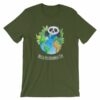 World Environment Day Globe and Panda Awareness T-Shirt - Image 6