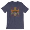 Cinco De Mayo Fiesta Skull In Sombrero Festival T-Shirt - Image 5