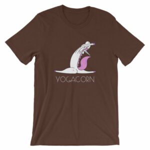 Yogacorn Yoga Unicorn Monkey Pose Funny T-Shirt