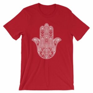 Hamsa Hand Yoga Protection Hand of God T-Shirt - Image 14