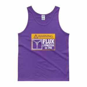 Warning Flux Capacitor In Use Tank top - Image 3