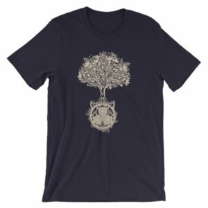 Tree of Life Triskele Triple Spiral Celtic Design T-Shirt - Image 7