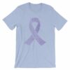 Fibromyalgia Word Cloud Awareness Ribbon T-Shirt - Image 10