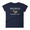 Who Ever Has My Voodoo Doll Please Give It A Rest Funny Women's T-Shirt - Image 4