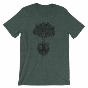 Tree of Life Triskele Triple Spiral Celtic Design T-Shirt - Image 4