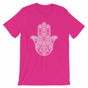 Hamsa Hand Yoga Protection Hand of God T-Shirt - Image 15