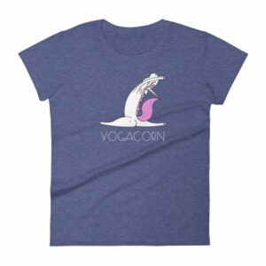 Yogacorn Yoga Unicorn Monkey Pose Funny T-Shirt