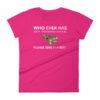 Who Ever Has My Voodoo Doll Please Give It A Rest Funny Women's T-Shirt - Image 12
