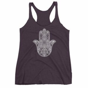 Hamsa Hand Yoga Protection Hand of God Women's tank top - Image 8