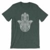 Hamsa Hand Yoga Protection Hand of God T-Shirt - Image 4