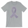 Fibromyalgia Word Cloud Awareness Ribbon T-Shirt - Image 7