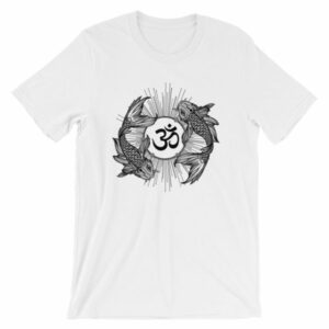 Koi Fish Yin Yang Aum Om Symbol T-Shirt