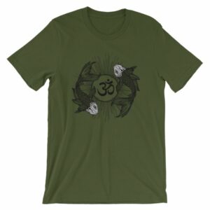 Koi Fish Yin Yang Aum Om Symbol T-Shirt