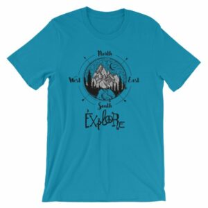 Explore Compass Wanderlust Hiking Outdoors T-Shirt - Image 8