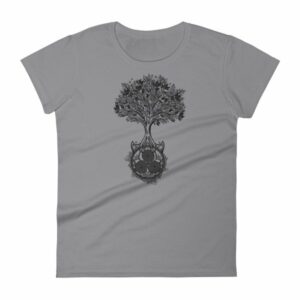 Tree of Life Triskele Triple Spiral Celtic Design Women's T-Shirt
