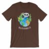 World Environment Day Globe and Panda Awareness T-Shirt - Image 2
